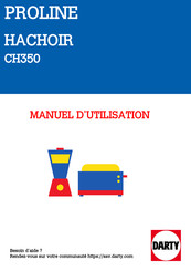 Proline CH350 Manuel D'utilisation