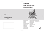 Bosch GCM 18V-305 GDC Professional Notice Originale