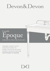 Devon & Devon Epoque Console Instructions De Montage