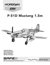Horizon Hobby E-flite P-51D Mustang Manuel D'utilisation