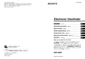 Sony DXF-20W Mode D'emploi