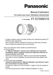 Panasonic ET-D75MKS10 Manuel D'utilisation