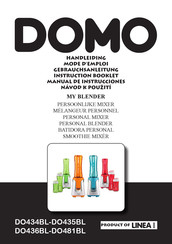 Domo My Blender DO436BL Mode D'emploi