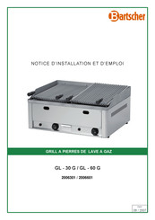 Bartscher GL-60 G Notice D'installation Et D'emploi