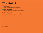 TRUlink USB 3.0 SuperSpeed ExpressCard Guide D'utilisation