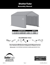 Shelterlogic ShelterTube 62805 Instructions De Montage