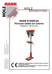 HOLZMANN MASCHINEN SB4115H Mode D'emploi