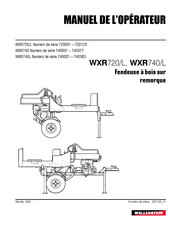 Wallenstein WXR720/L Manuel De L'opérateur