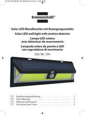 brennenstuhl SOL WL 700 Manuel Utilisateur