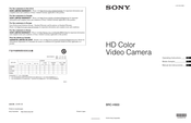 Sony BRC-H900 Mode D'emploi
