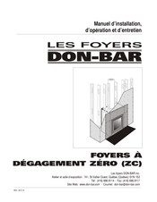DON-BAR 80-80 Manuel D'installation, D'opération Et D'entretien