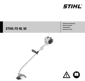 Stihl FS 40 Notice D'emploi