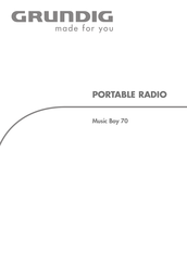 Grundig Music Boy 70 Mode D'emploi