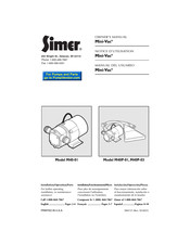 Simer Mini-Vac M40P-03 Notice D'utilisation