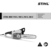 Stihl MSE 190 C Notice D'emploi