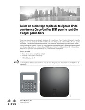 Cisco Unified 8831 Guide De Démarrage Rapide