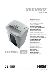 HSM securio B32 Notice D'utilisation