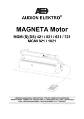 Audion Elektro MAGNETA Motor MGMIS 421 Mode D'emploi