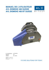 AVL DITEST DISMOKE 480 BT Manuel De L'utilisateur