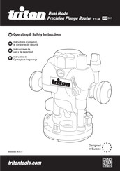 Triton 475790 Instructions D'utilisation Et Consignes De Sécurité