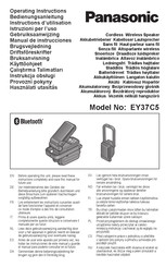 Panasonic EY37C5 Instructions D'utilisation
