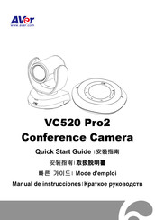 AVer VC520 Pro2 Mode D'emploi