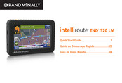 Rand McNally IntelliRoute TND 520 LM Guide De Démarrage Rapide