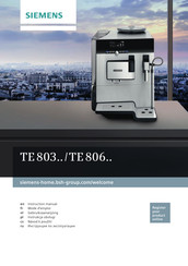 Siemens TE806 Série Mode D'emploi
