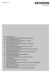 SEVERIN MW-7880 Instructions D'installation