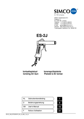 Simco ES-2J Notice D'utilisation