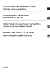 FORNO ELETTRICO Futura Série Instructions D'installation Et D'utilisation