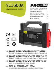 PROUSER SC1600A Mode D'emploi