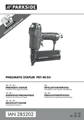 Parkside PDT 40 D3 Traduction Des Instructions D'origine