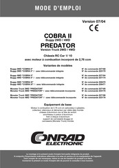 Conrad Electronic Monster Truck 2WD PREDATOR Mode D'emploi