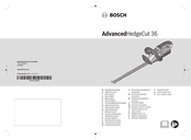 Bosch AdvancedHedgeCut 36 Notice Originale