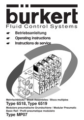 Burkert 6518 Instructions De Service