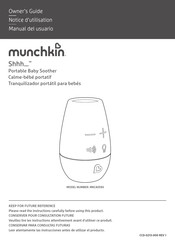 Munchkin Shhh Série Notice D'utilisation