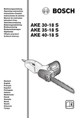 Bosch AKE 40-18 S Instructions D'emploi