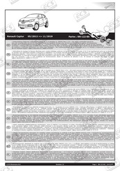 Ecs Electronics RN-122-BX Instructions De Montage