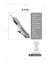 Facom V.770 Mode D'emploi