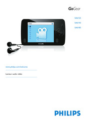 Philips GoGear SA6145 Mode D'emploi