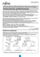 Fujitsu fi-6230Z Instructions Préliminaires