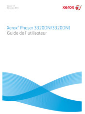 Xerox Phaser 3320DN Guide De L'utilisateur