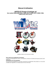 Wiltec 50588 Manuel D'utilisation