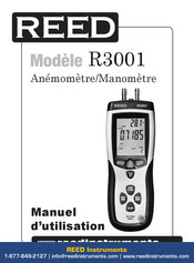 REED R3001 Manuel D'utilisation