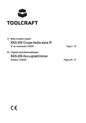 TOOLCRAFT RAS-200 Mode D'emploi Original