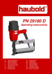 haubold PN 29180 D Manuel D'utilisation