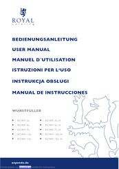 Royal Catering RCWF-5L Manuel D'utilisation