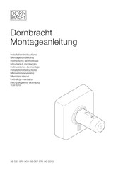 Dornbracht CL.1 36607716-00 Instructions De Montage