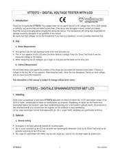 Velleman VTTEST2 Manuel D'utilisation